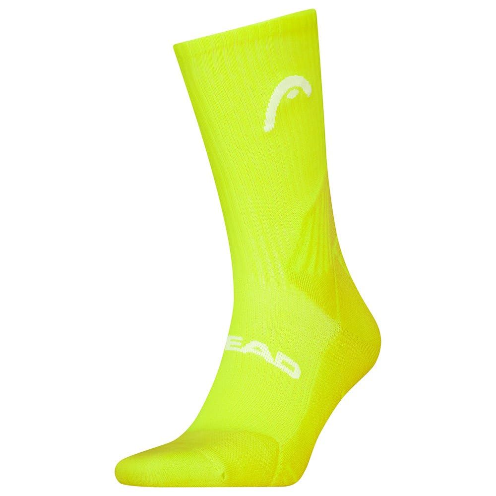 TG. 39-42) HEAD Sports Calzini Crew, Nero, 39-42 (Pacco da 5