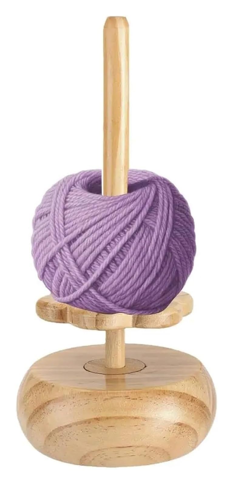 Pzoferlin Color 2 Yarn Rack Wooden Magnetic Yarn Holder And Spinner For Knitting Crocheting(Color 2)
