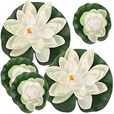 Décorations pour bassin : nénuphars artificiels en plastique, originaux et créatifs, pour bassin à poissons