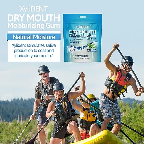 Nature'S Stance Xylident Dry Mouth Gum For Dry Mouth Relief With Monk Fruit, Xylitol, Stevia - Stimulates Saliva, Freshens Breath thumb #2