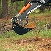 Titan Attachments Mechanical Backhoe Thumb Attachment, Bolt-On 5 Position Adjustable Excavator Thumb, Heavy Duty Boom Mount, Material Grapple Stabilizer