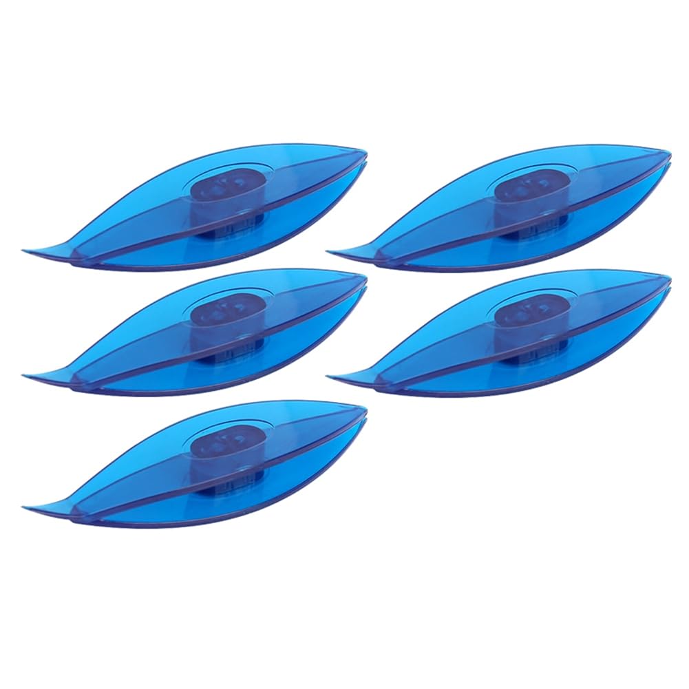 IJSDNVJNDX Blue Phoenix Eye Shuttles Tools Bobbin Plastic Transparent Sewing Accessories Weaving Tools Bottom Line Bobbin