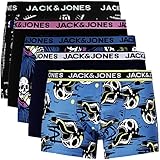JACK & JONES Herren 5er Pack Boxershorts Mix Unterwäsche Mehrpack,5er Pack Bunt 2 Ohne Wäschesack,M