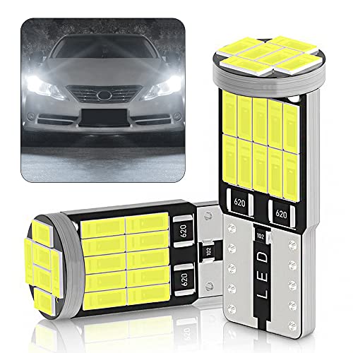 Salior 2Pcs 26Smd 800Lm Interior Car Lights,T10 Led Bulb 300% Brightness Upgrade,Led Light Lamp Kit Replacement For Dome Led Light,Map Light,Reading Light,Trunk Light,License Plate Light (White/2Pcs) #TOP28