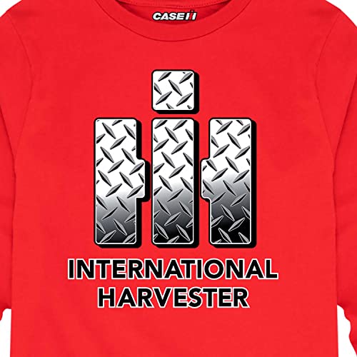 International Harvester - Diamond Plate - Youth Long Sleeve Graphic T-Shirt3