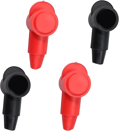 4 PCS Battery Terminal Covers for Car, Terminal Insulation Sleeve