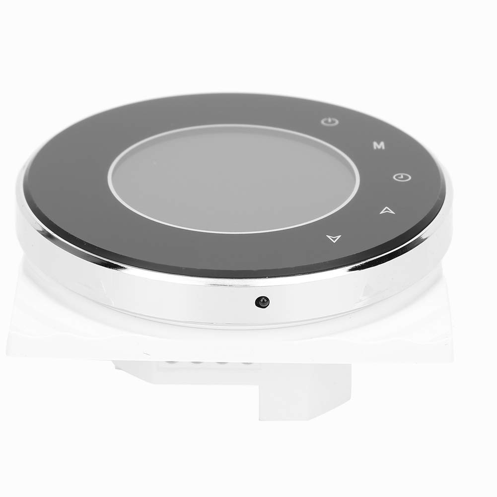 Termostato de Caldera Controlador de Caldera Termostato Calefacción LCD Digital Programable AC 95-240V 5A con Pantalla Retroiluminada y Programación Semanal 6 Ciclos para