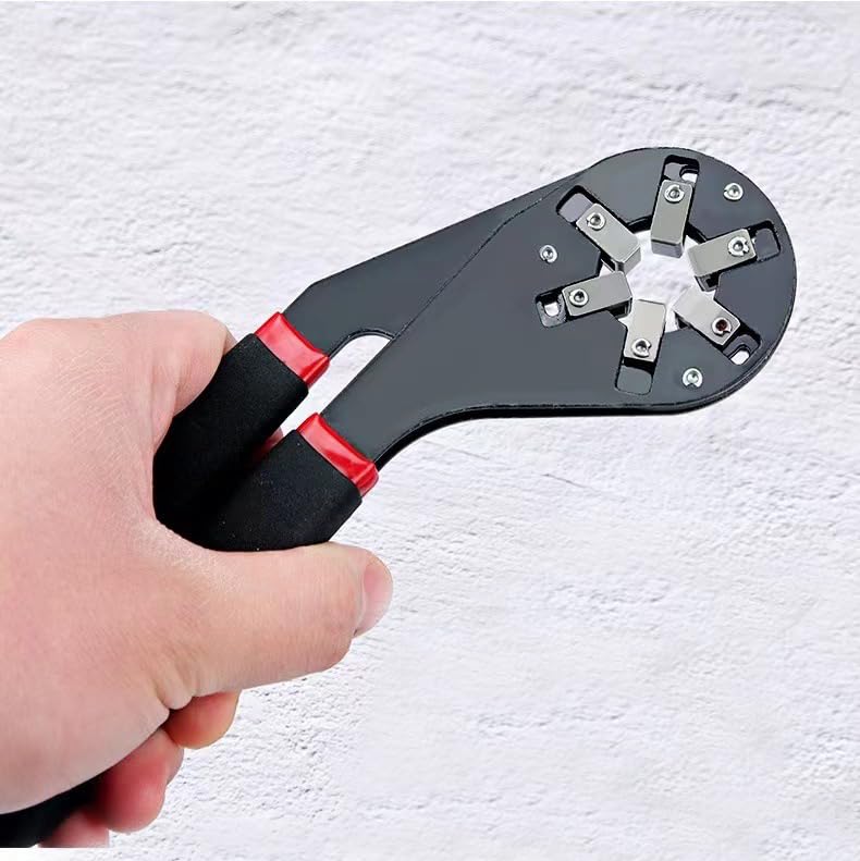 Tumsmarg 8 Inch Adjustable Wrench - Multifunctional Tool for Home Emergency Maintenance, Chrome Craftsman Clamp (8 inches) - Image 6