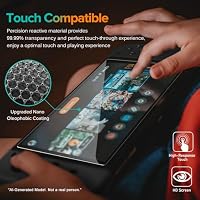 ivoler 4 Stück Schutzglas für Nintendo Switch 2 (2025), 30s Schnellmontage & Fehlerfrei dank Positionierhilfe, 9H Härte Schutzfolie, Anti-Kratz, HD-Klar, Bläschenfrei – Ansicht 8