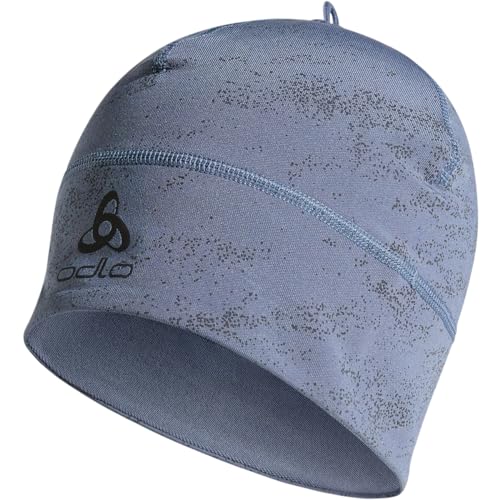 Odlo Kinder Mütze Polyknit WARM Kids ECO Print, Folkstone Gray,