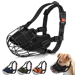 OOPSDOGGY Pitbull Hundemaulkorb Metall Drahtkorb MDM