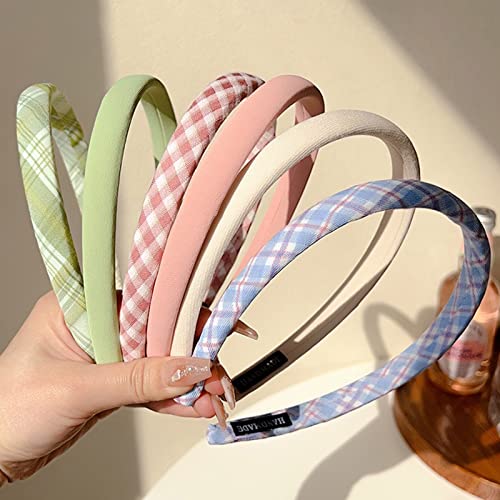 Drnytunk Headbands For Women,6Pcs Thin Padded Headbands For Women Cute Head Wrap Outdoor Sports Headbands In Solid Color Non-Slip Hair Accessories For Daily Festival Gifts #TOP1