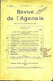  REVUE DE L\'AGENAIS - 73EME ANNEE - N° 1 - Le château de Biron et ses oeuvres d\'art par Marboutin - la sénéchaussée d\'Agenais à la fin de l\'ancien régime par Ferrière - un bureau de poste aux lettres du sud ouest disparu à la fin de l\'ancien régime etc.