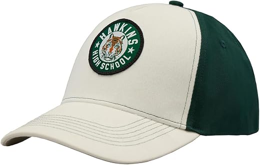 The Souled Store Stranger Things: Hawkins Caps | Premium Cotton Embroidered Unisex Baseball Hat | Adjustable Retro Streetw...