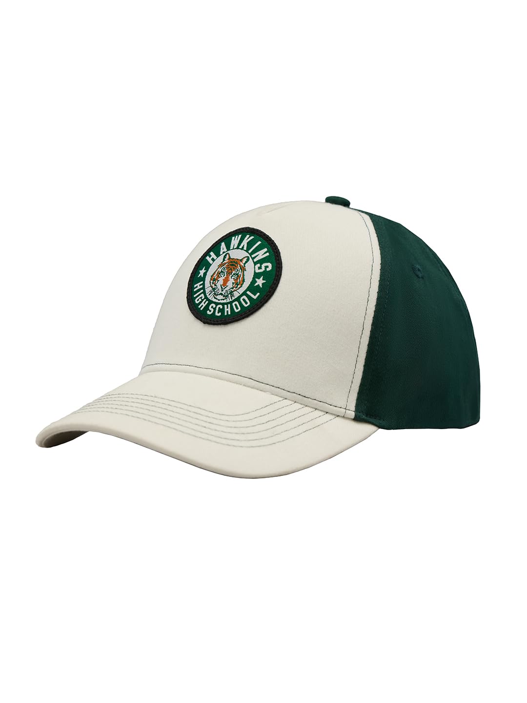 The Souled Store Stranger Things: Hawkins Caps | Premium Cotton Embroidered Unisex Baseball Hat | Adjustable Retro Streetw...