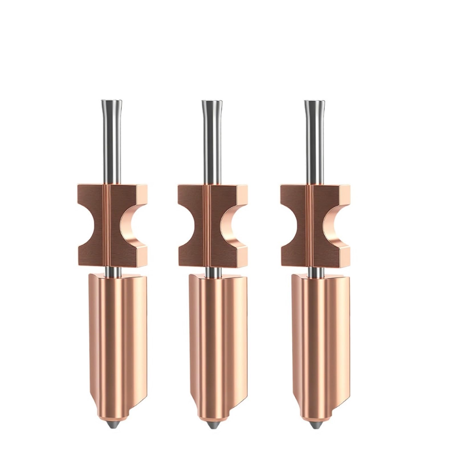 For Fla-shForge Ad5x Düse Gehärtet 0,25,4,6,8 for Adve-rturer for Flash-forge Extruder Hotend 3d Drucker Zubehör(3PC Nickel Plated,0.4mm)