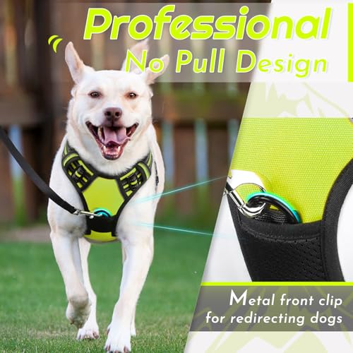 Image of Eagloo Dog Harness for Large Dogs, No Pull Pet Vest with 2 Leash Clips