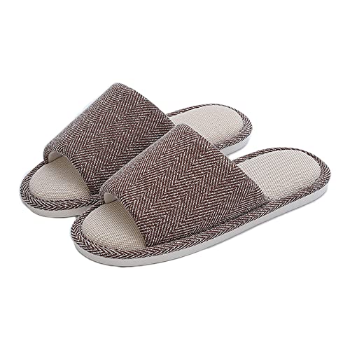 Fabric Slippers Indoor and Outdoor Slippers, Non-Slip Four Seasons Soft Bottom Slippers, Couple Slippers Men and Women Slippers