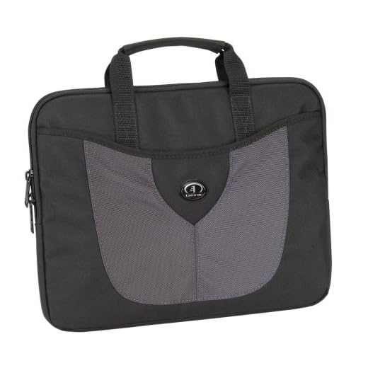 Tamrac Borsa Superleggera per PC con Schermo Fino a 13 Pollici, Nero/Grigio