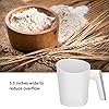 Electric Flour Sifter, Handheld Flour Sieve Large Baking Sifter White Powder Flour Mesh Sifter Battery Operated Strainer for Baking