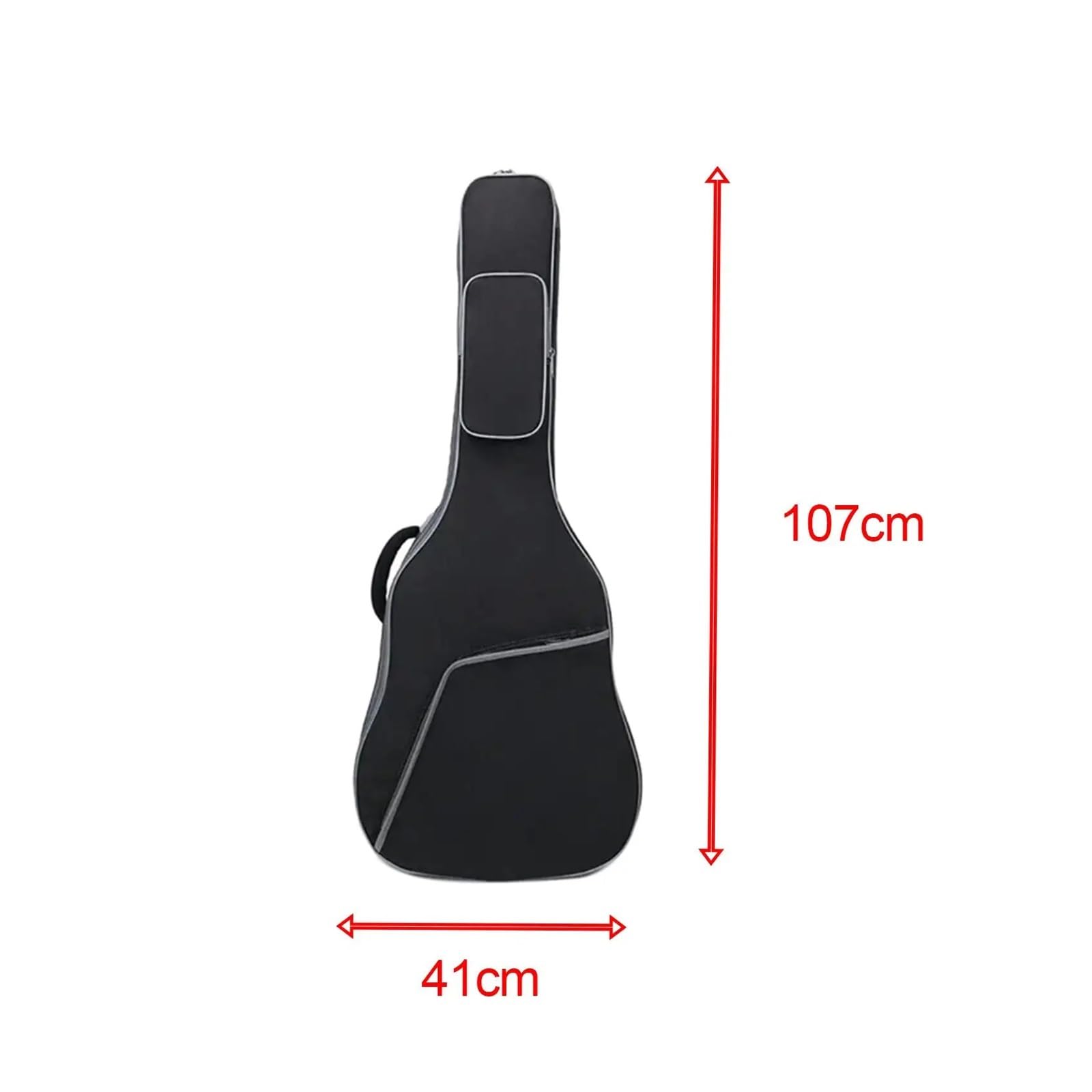 Zaino for chitarra elettrica Gig for chitarre acustiche Per Chitarra(Black)