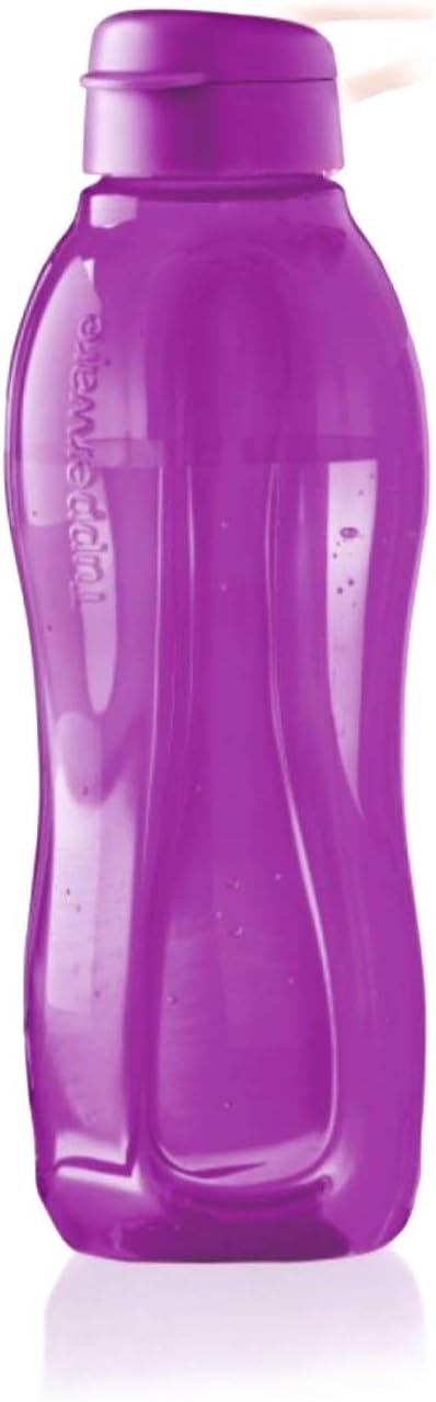 New Tupperware Extra Large Eco Bottle 1.5 L with Handle Purple