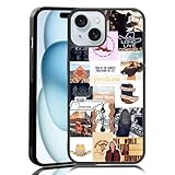 MMYAJT Western Country Music Artist Collage Phone Case Fit for iPhone 15 — TPU Shockproof iPhone Case Cowboy Boots Hat Phone Cover Gift for Boy Girl Men Women