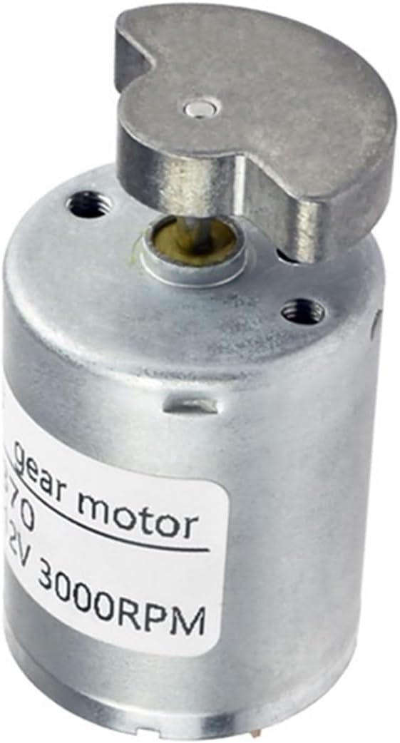 RK370 Single Fan Motor 6V 12V 24V Vibration(24V8500 Double Head Round)