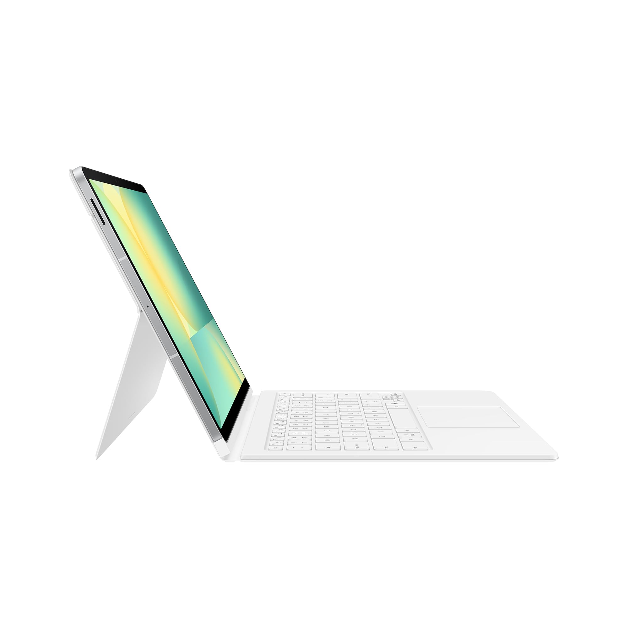 Samsung Book Cover Keyboard Custodia per tablet con tastiera per Galaxy Tab S10 FE+, Bianco