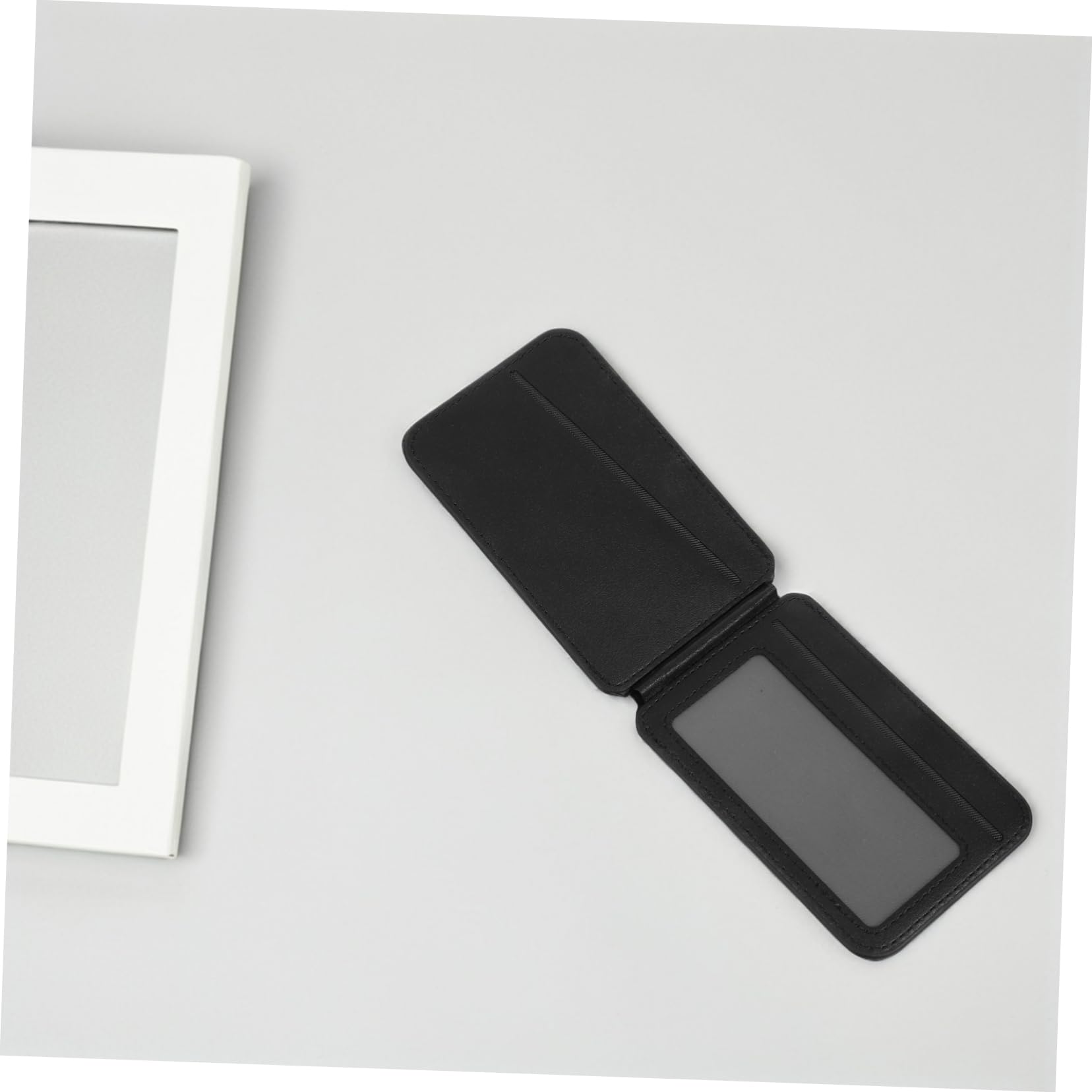 VILLCASE Supporto Pieghevole Magnetico per Telefono Portafoglio Adesivo Portatile per Carte di Credito e Documenti Slot di Accesso Rapido per Id Badge e Carte di Accesso