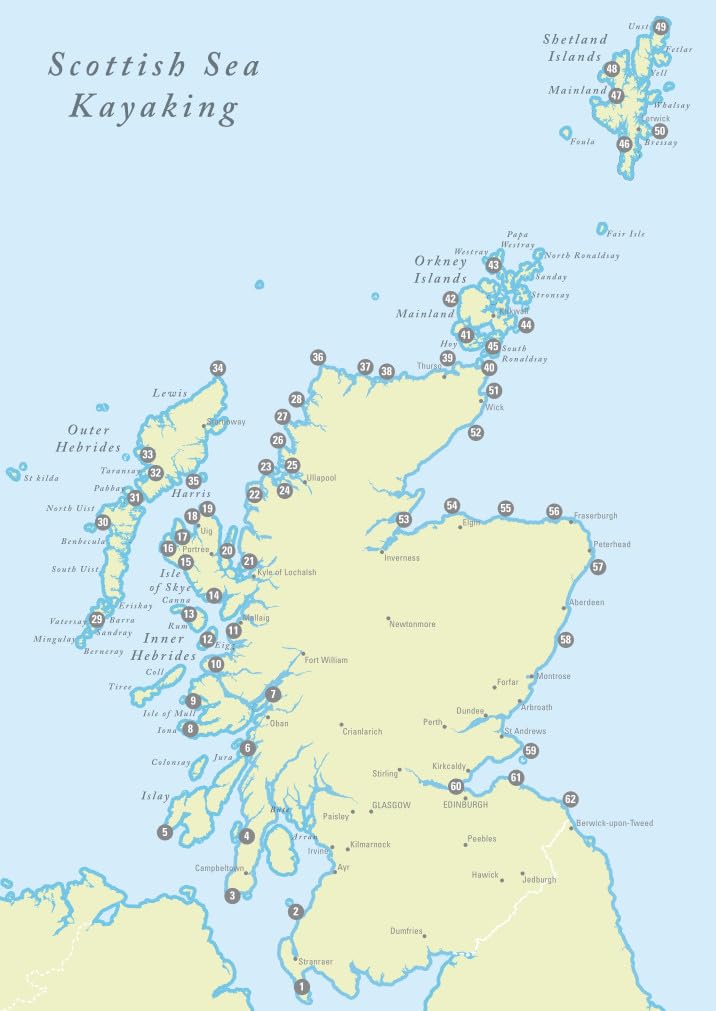 Scottish Sea Kayaking: Sixty-Two Great Sea Kayak Voyages