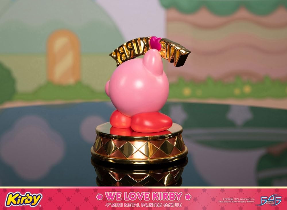 Amazon.com: First 4 Figures Kirby DieCast We Love Kirby Statue