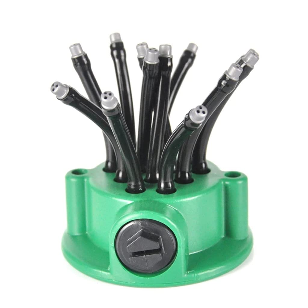 Eau sprinkler flexible 360 pour l'irrigation du jardin lors des étés secs