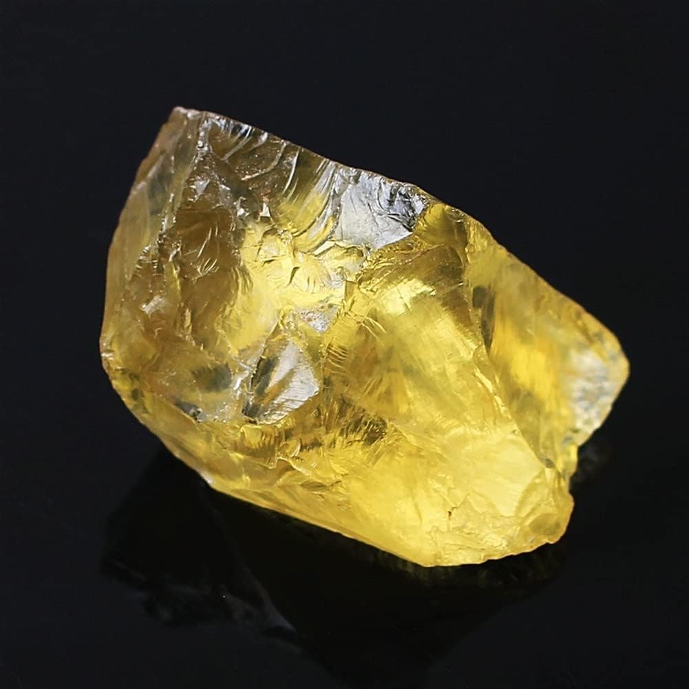 1PC Natural Citrine Crystal Reiki Specimen Rough Loose Stone Minerals Decoration Suitable for Home Ornaments (Color : 81-100g, Size : Citrine)