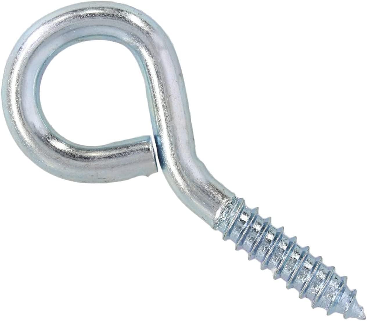 Fixte Fixte® Zinc Plated Screw In Eye Steel, 55 Mm (2.1/8 Inch) (Pack Of 24)