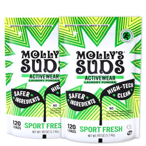 Molly's Suds Active Wear Laundry Detergent (2 pack) – Extra Strength
