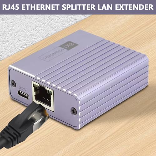 Diviseur de port Ethernet 1 entrée 4 sorties adaptateur 1000Mbps - 6