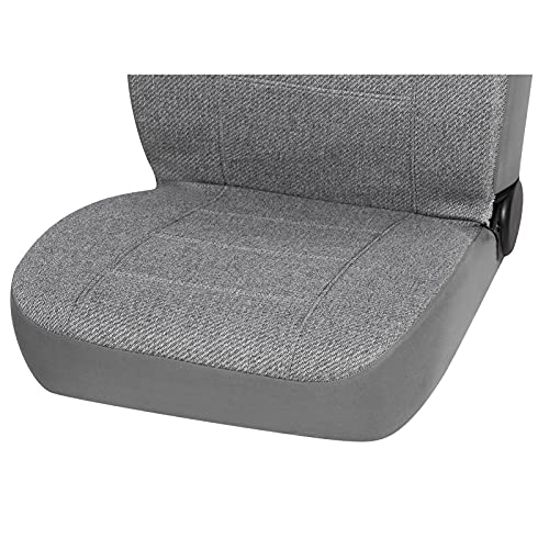 Road Comforts Front Car Seat Covers Sport Low Back, Flax Seat Protector, Airbag Compatible, Universal Fits Car, Truck, Suv, Vans(Gray) #TOP4