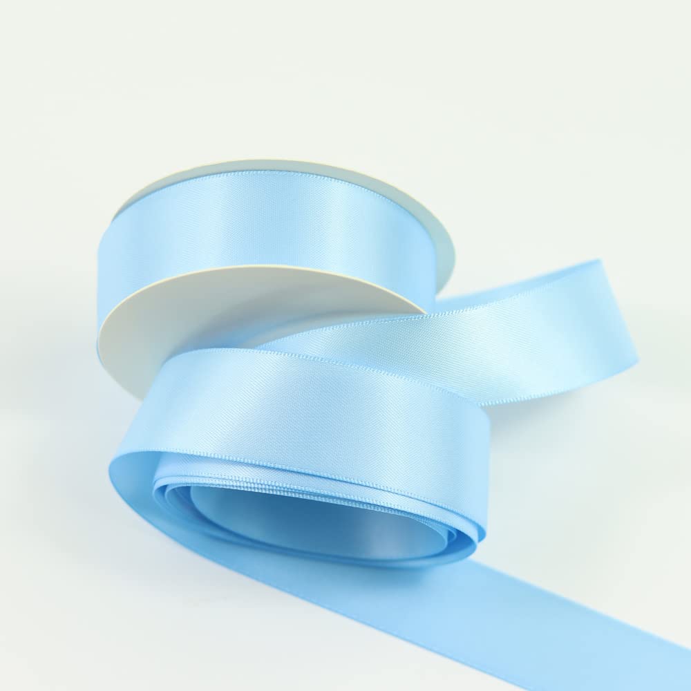 Double Sided Satin Ribbon, 27 Solid Colours, 10 Metre Reel, Fabric Ribbon for Gift Wrapping Cake, Wedding Party Decoration
