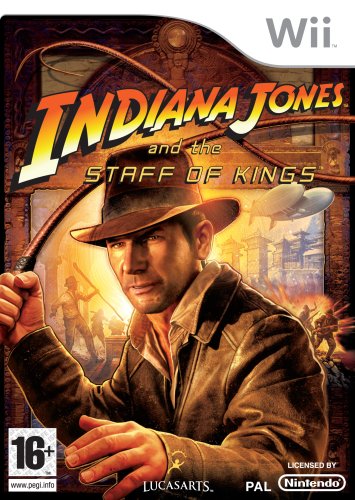 Indiana Jones Wii báculo de los reyes juego aventura importación inglesa