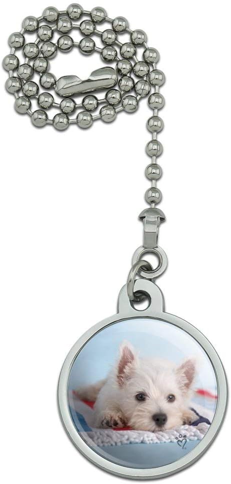 GRAPHICS & MOREWest Highland Terrier Westie Puppy Dog Beach Towel Ceiling Fan and Light Pull Chain