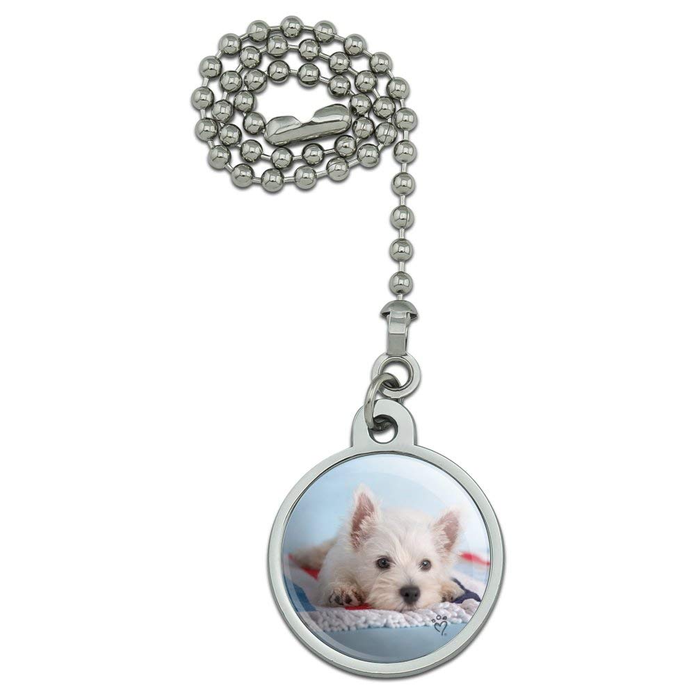 GRAPHICS & MOREWest Highland Terrier Westie Puppy Dog Beach Towel Ceiling Fan and Light Pull Chain