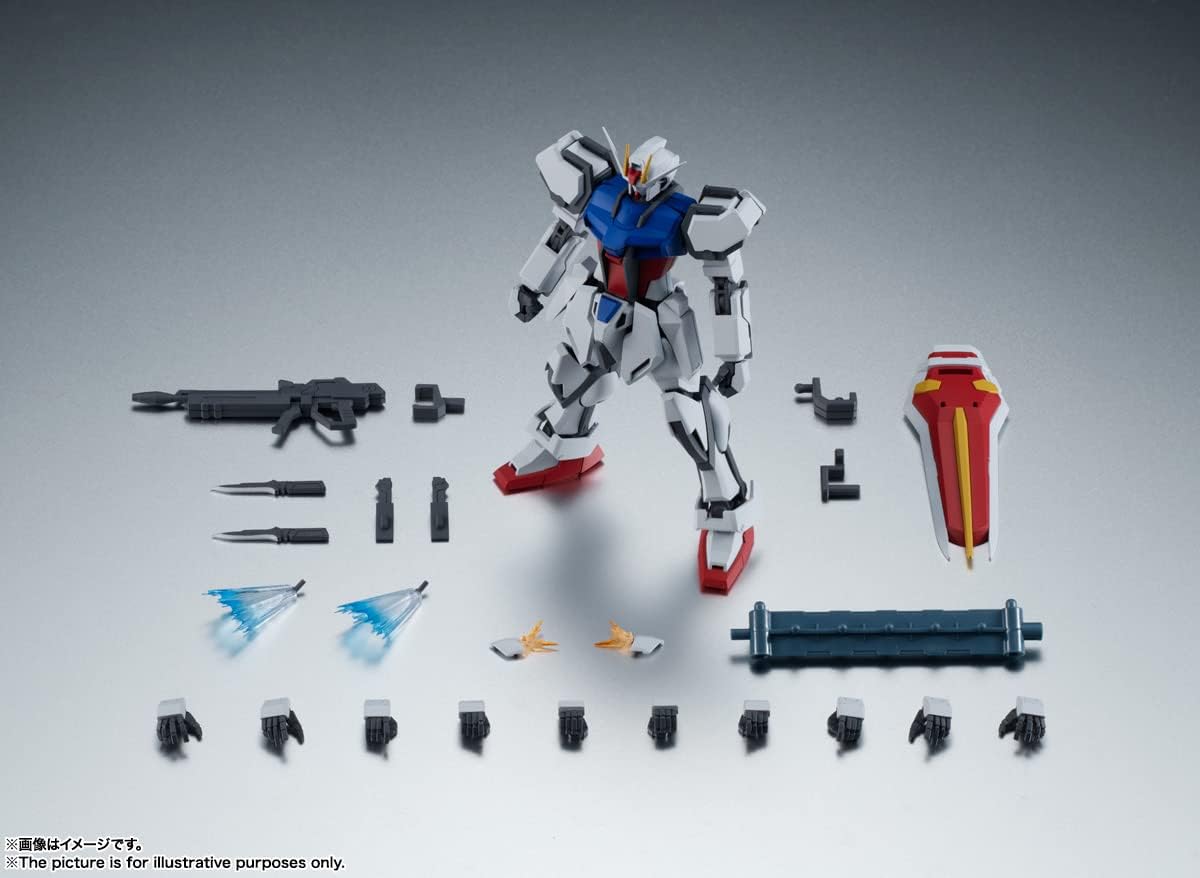 Tamashii Nations The Robot Spirits Gundam Side MS - GAT-X105 Strike Gundam ver. A.N.I.M.E. Reissue