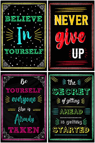 L&O Goods Motivational Poster| Set Of 10 Inspirational Wall Decor | 11X17 Inches | Home Decor For Living Room, Office, Bedroom, And Classroom Wall Decorations #TOP3