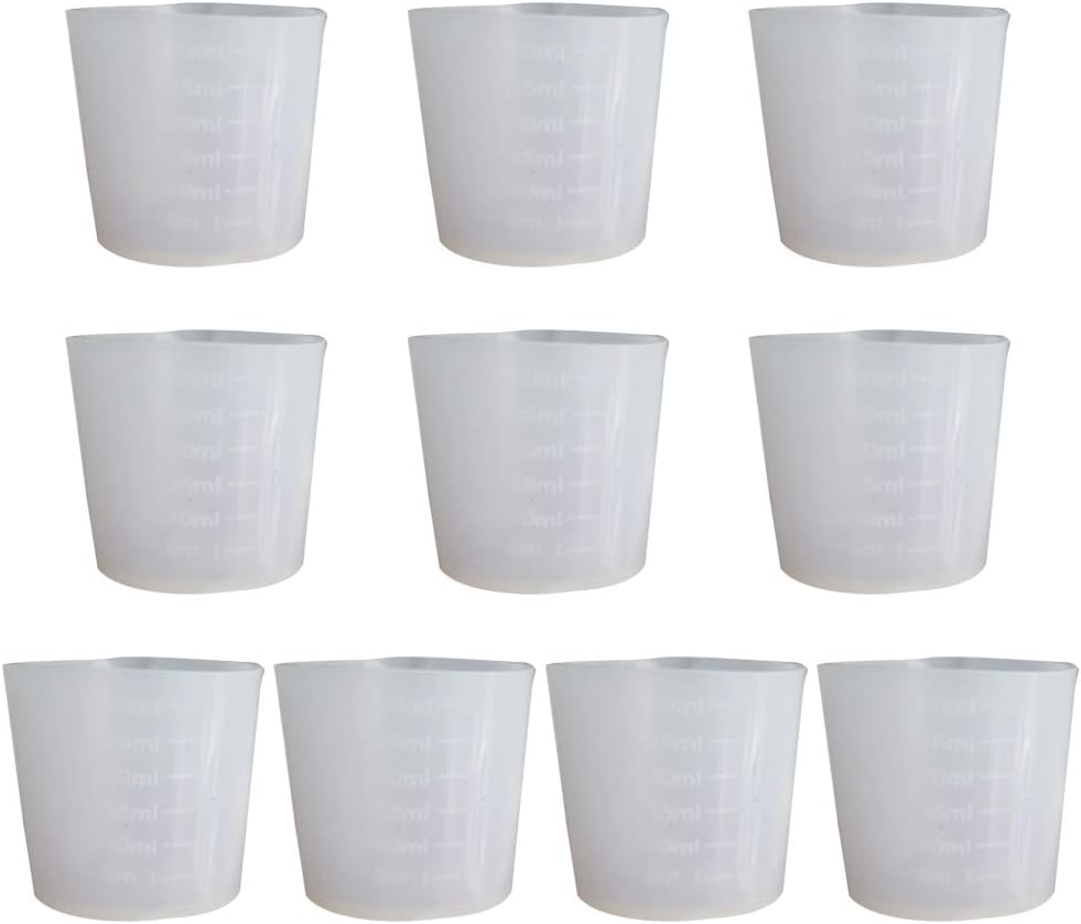 10 Pcs 30ml Silicone Measuring Cup