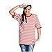 Rubie's 14864-5 Ringelshirt Kurzarm rot-weiß gestreift Unisex Shirt Oberteil Karneval (S)