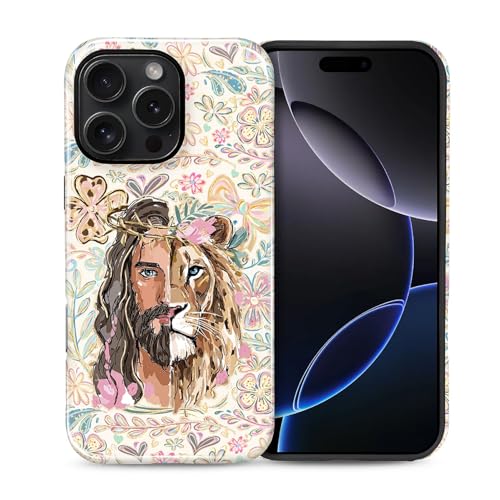 Coque iPhone 16 Pro antichoc protection militaire durable Jésus