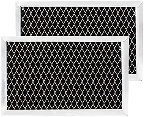GE JX81J, WB02X11124, WB06X10823 Microwave Recirculating Charcoal Filter (2-Pack)