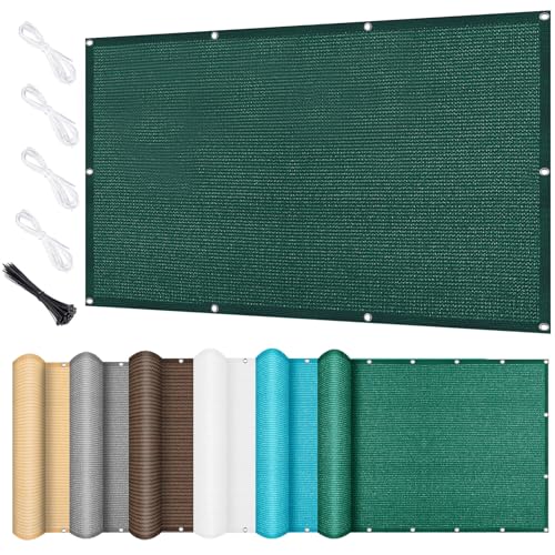 Voile d'ombrage UV protection rectangulaire et perméable à l'eau