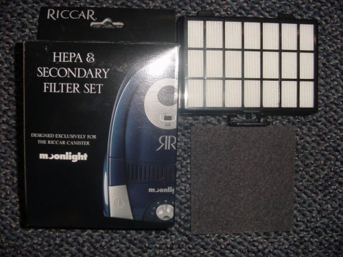 Riccar RF14 Sunburst HEPA & Secondary Filter Replacement Set - For Riccar Sunburst Canister Vacuum